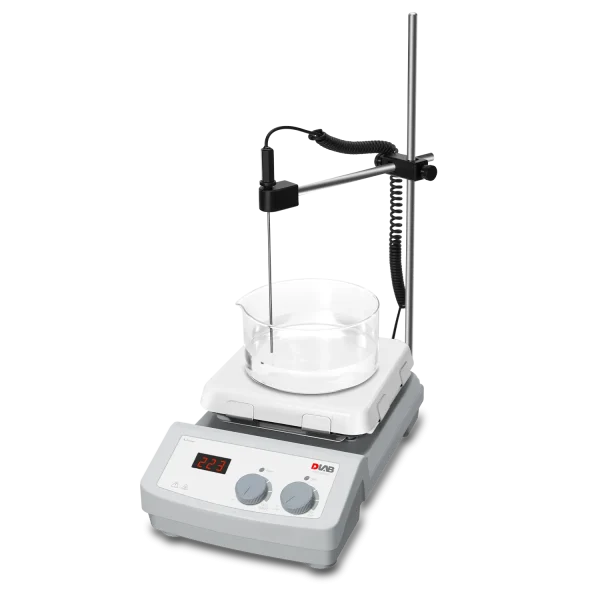 MS7-H550-Pro LCD Digital Magnetic Hotplate Stirrer With 7 Inch Ceramic Plate